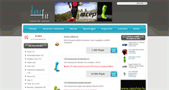 Desktop Screenshot of dunafit.com